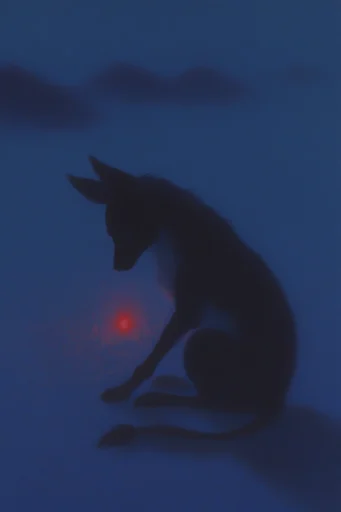 Melancholic Nocturnal Minimalism style reference image — nocturnal atmosphere