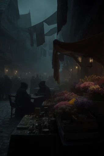 Atmospheric Nocturnal Gothic style reference image — cinematic noir