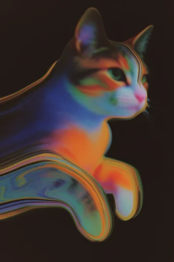 Analog Thermal Distortion style reference image — high contrast dark background