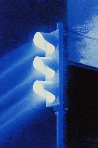 Luminescent Cobalt Nocturne style reference image — bioluminescent glow
