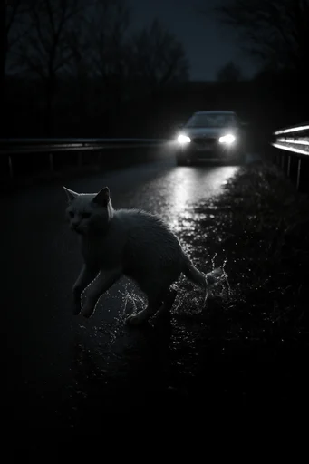 Cinematic Nocturnal Noir style reference image — moody noir mystery
