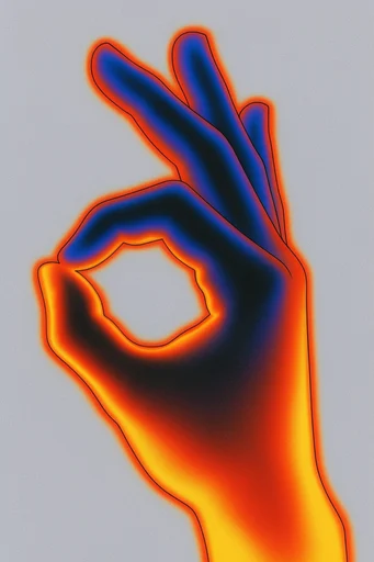 Luminous Thermal Fluidity style reference image — liquid chrome