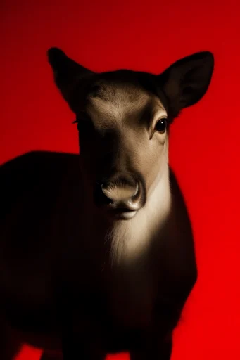 Graphic Chiaroscuro Noir style reference image — minimalist editorial portraiture