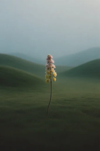 Surreal Liminal Biomorphism style reference image — isolated subject