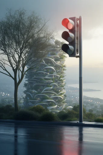 Biophilic Solarpunk Horizon style reference image — biophilic architecture