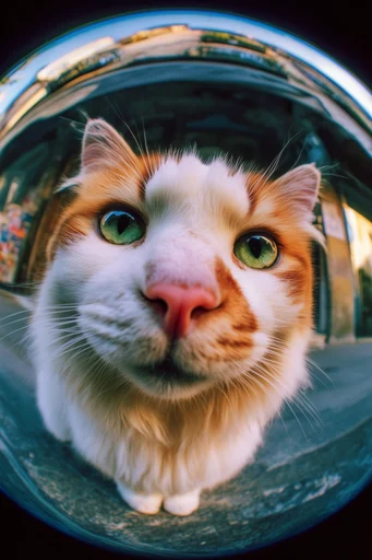 Cinematic Fisheye Streetwise style reference image — dramatic shadows