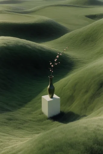 Velvet Verdant Surrealism style reference image — chiaroscuro lighting