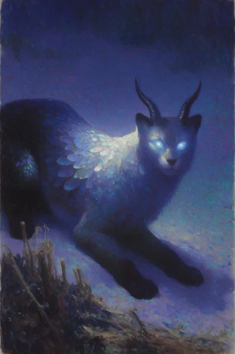 Luminous Nocturnal Impressionism style reference image — nocturne atmosphere