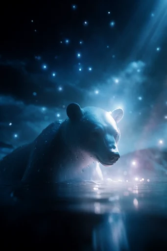 Luminous Nocturnal Ethereality style reference image — soft-focus depth