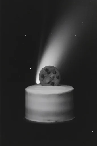 Spectral Cosmic Noir style reference image — celestial solitude