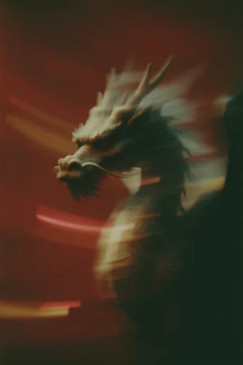 Spectral Kinetic Chiaroscuro style reference image — painterly film grain