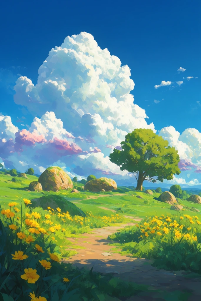 Vibrant Anime Nostalgia style AI image example 2