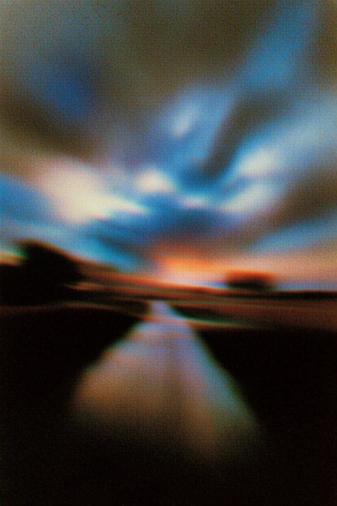 Luminous Analog Glitch style AI image example 2