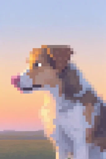Atmospheric Pixel Nostalgia style reference image — painterly composition