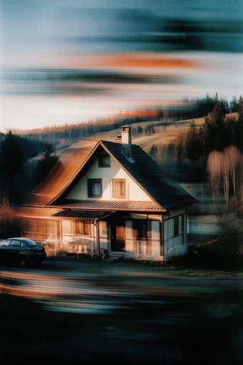 Kinetic Nocturnal Motion style reference image — intentional camera movement