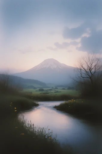 Ethereal Twilight Surrealism style AI image example 2