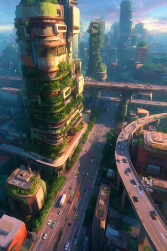 Monumental Atmospheric Architecture style reference image — cinematic high-angle perspective