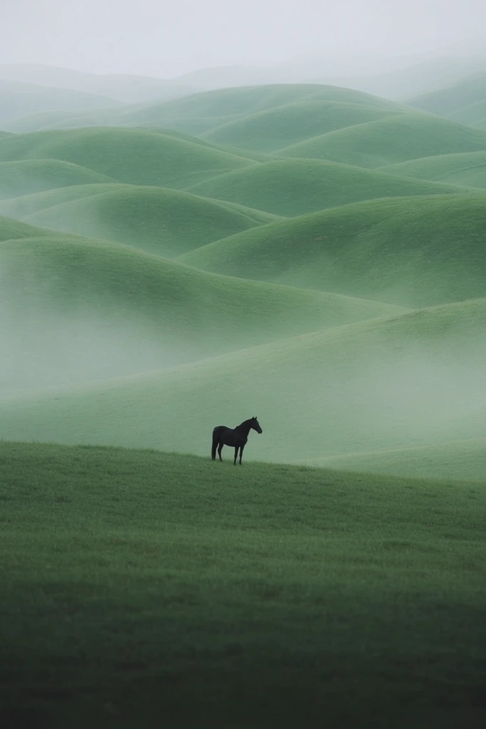 Minimalist Verdant Surrealism style AI image example 2