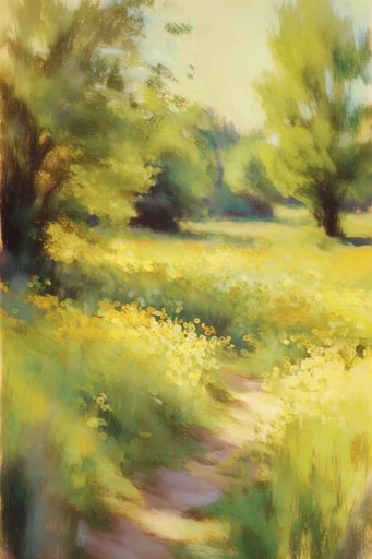Luminous Impressionist Motion style reference image — dynamic motion blur