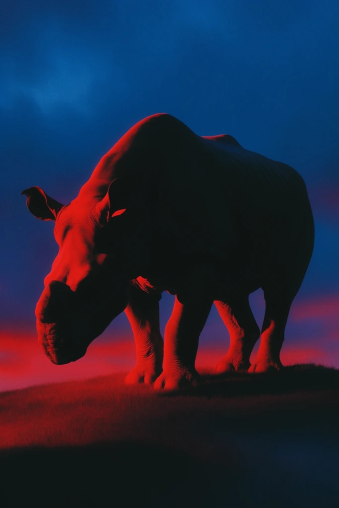 Cinematic Neon Noir style AI image example 3