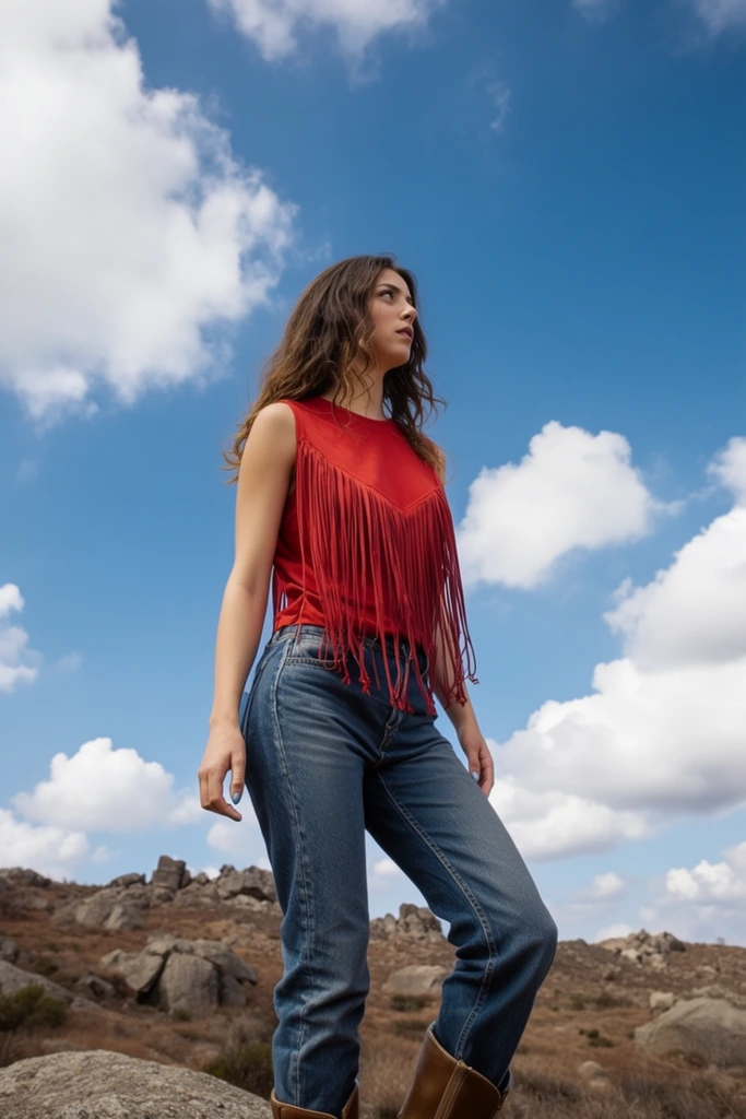 Dynamic Skyward Minimalism style AI image example 2