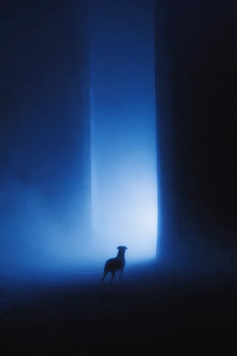 Luminous Monolithic Void style reference image — atmospheric grain