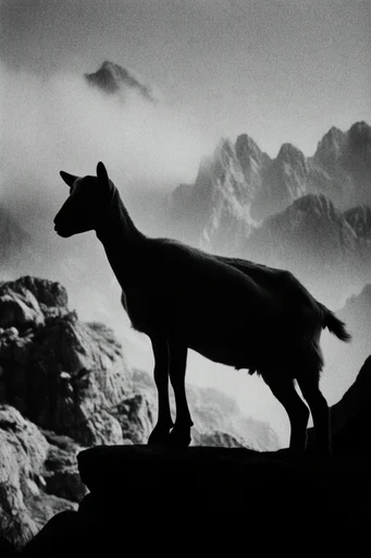 Gritty Alpine Noir style AI image example 3