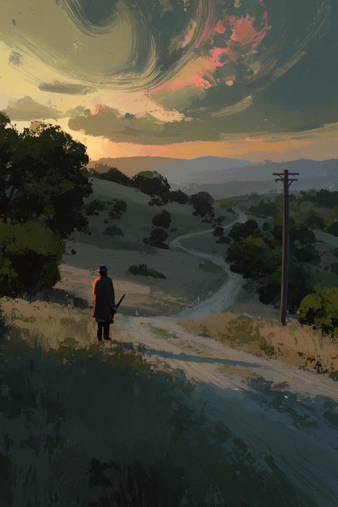 Luminous Pastoral Impressionism style AI image example 2