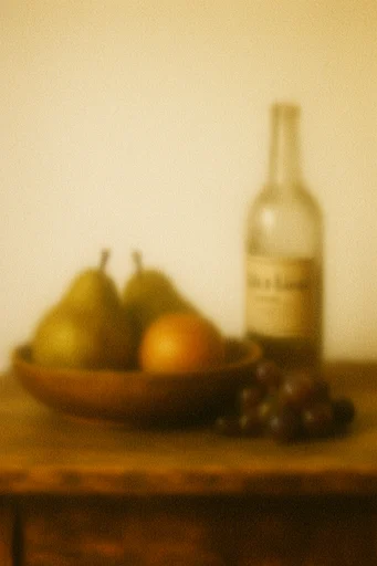 Hazy Amber Nostalgia style reference image — golden hour amber glow