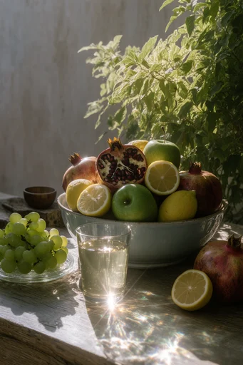Luminous Aquatic Refraction style reference image — sunlight caustics