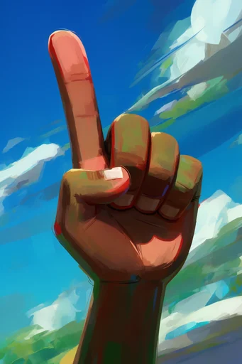 Vibrant Whimsical Painterly style reference image — expressive brushstrokes