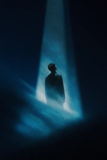 Cinematic Cobalt Chiaroscuro style reference image — cinematic isolation
