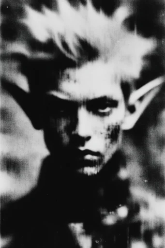 Haunting Monochrome Noir style reference image — pictorialist blur