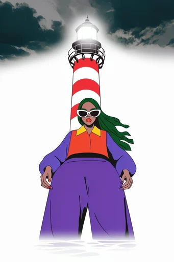 Midcentury Mod Surrealist style reference image — whimsical surrealism