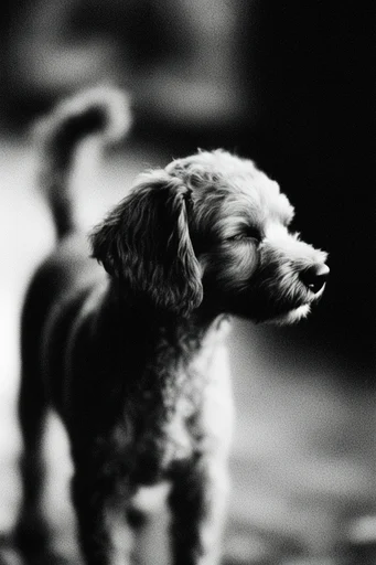 Cinematic Monochrome Noir style reference image — ethereal atmosphere