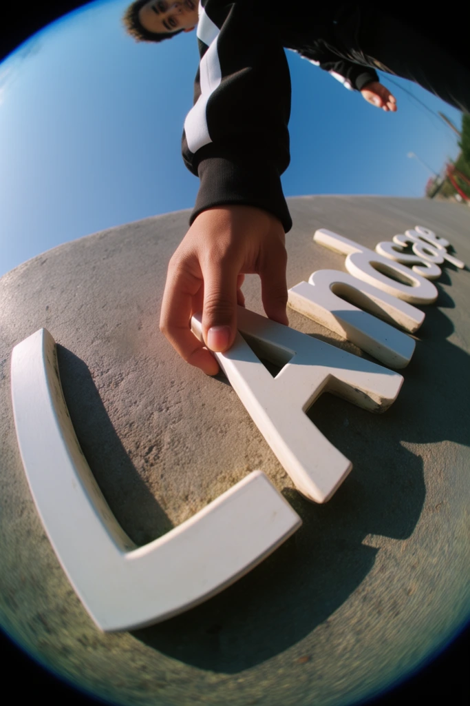 Hyper-Distorted Urban Street style AI image example 2