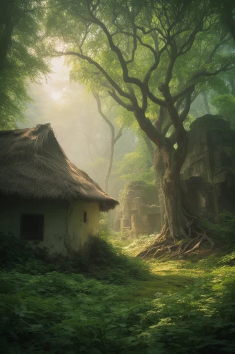 Ethereal Woodland Reverie style AI image example 4