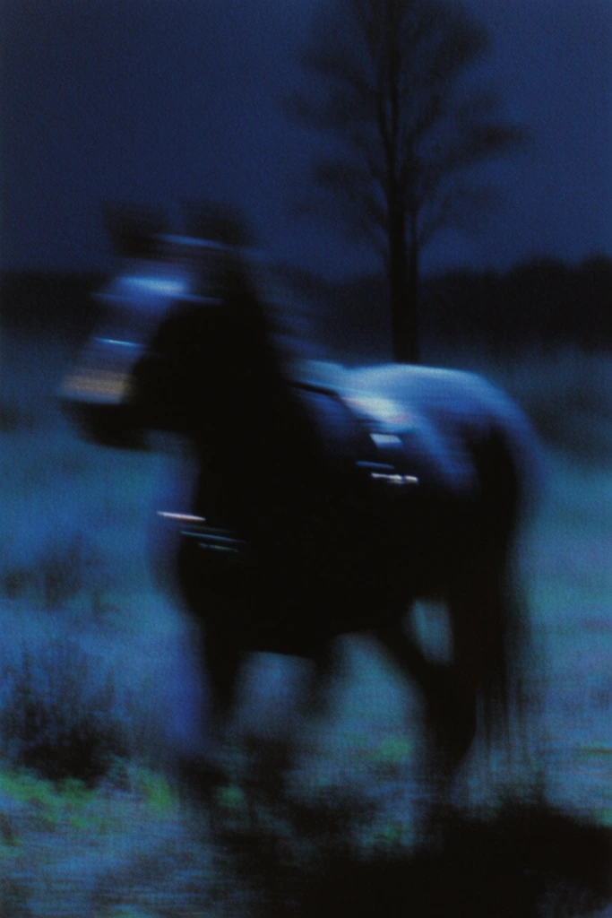 Cinematic Nocturnal Blur style AI image example 3