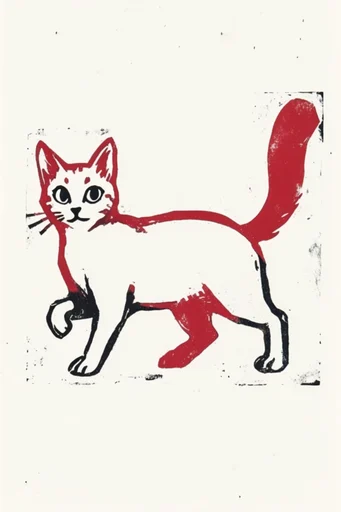 Rustic Risograph Americana style reference image — grainy ink texture