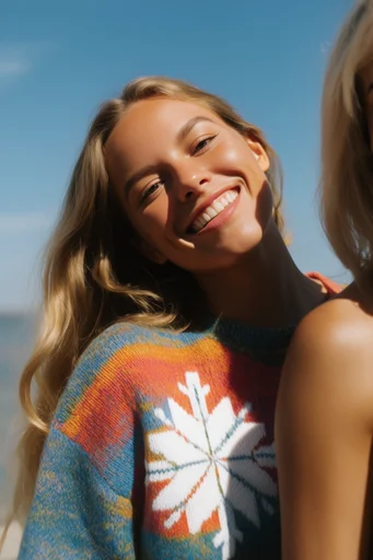 Vibrant Sunlit Optimism style reference image — low-angle perspective