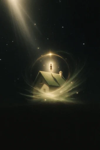 Sacred Gilded Void style AI image example 4