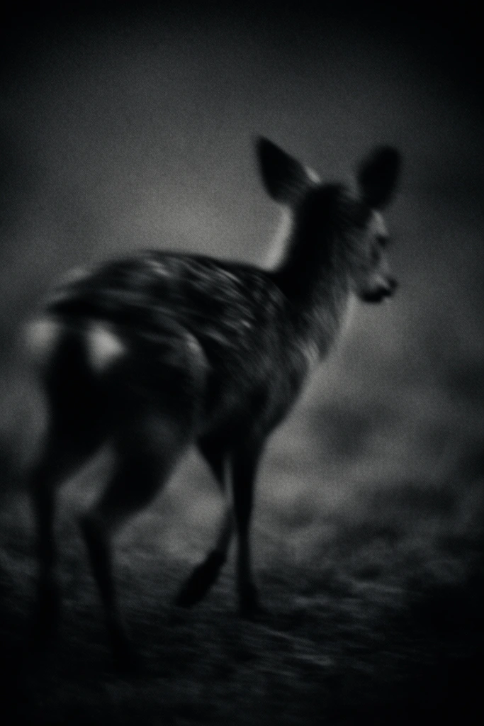 Cinematic Monochrome Noir style AI image example 3