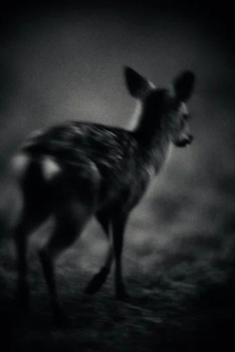 Cinematic Monochrome Noir style AI image example 3