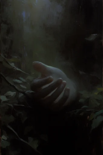 Moody Nocturnal Romanticism style reference image — atmospheric fog