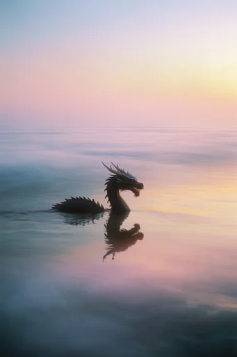Ethereal Mirror Surrealism style reference image — soft pastel gradients