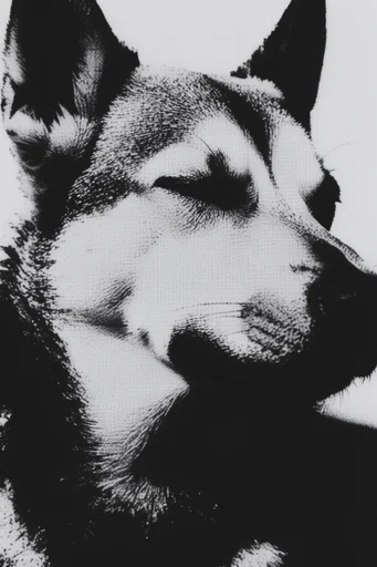 Visceral Monochromatic Noir style reference image — raw expressionism