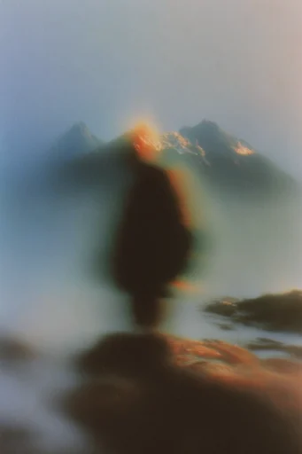 Spectral Analog Dreamscape style reference image — analog film grain