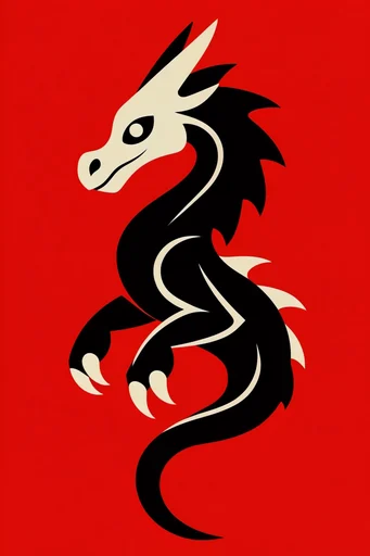 Crimson Noir Minimalism style reference image — stark negative space