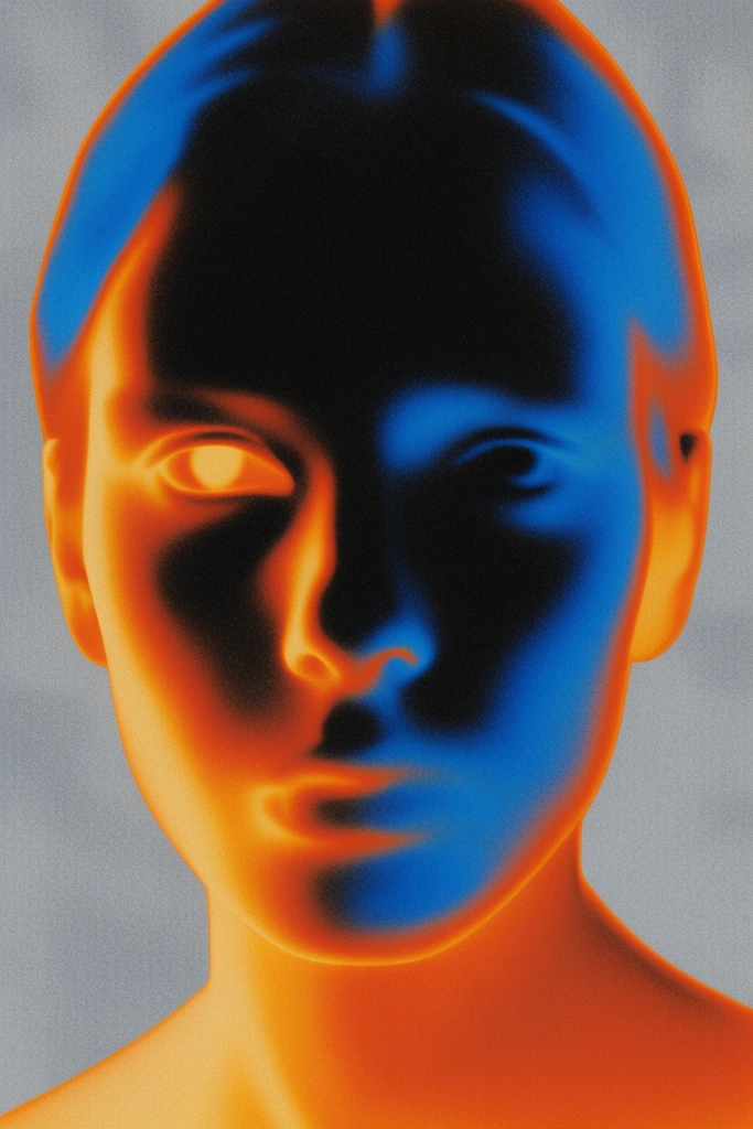 Spectral Thermal Noir style AI image example 1