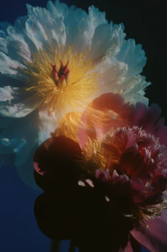 Ethereal Nocturnal Analog style reference image — cinematic halation